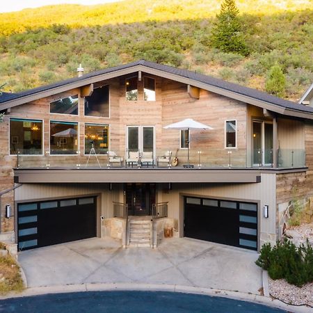 Mason By Avantstay Sleeps 16 Modern Mountain Escape W Hot Tub Park Stadt Exterior foto